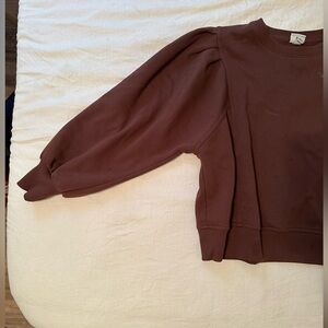 Balloon Sleeve Sweatshirt